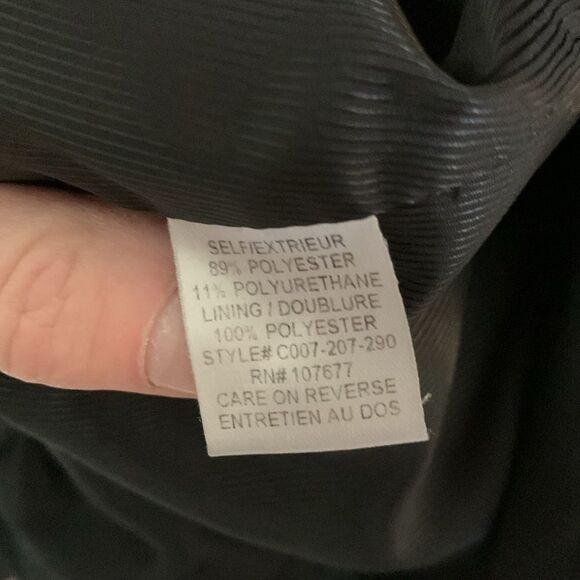 Alice + Olivia black long draped collar tuxedo style blazer - Picture 11 of 13